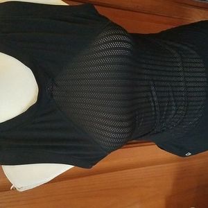 Fabletics Tank Black pockets